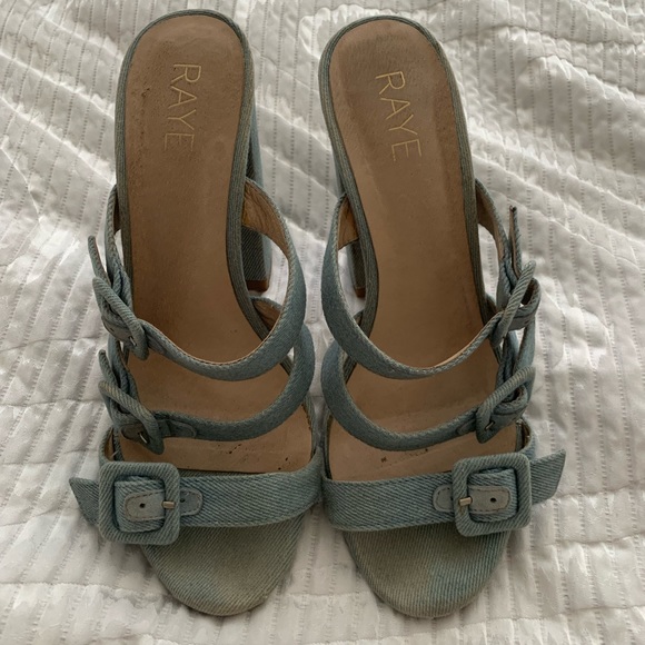 Raye Denim Block Heels - Picture 5 of 5